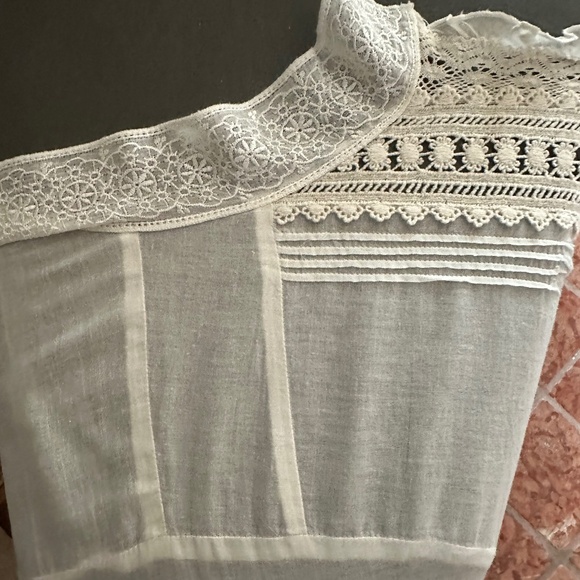 JOHNNY WAS White Cotton Tunic Tunic Top...XL-EUC - Picture 12 of 13